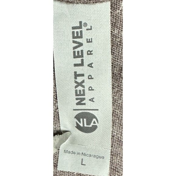 Starbucks Tee Men L Brown Soft Fabric Graphic Print Logo  By Next Level Apparel - Picture 6 of 8